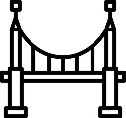 bridge outline icon