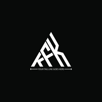 KFK letter logo creative design. KFK unique design
