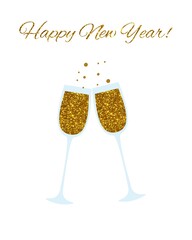 Greeting card for the new year
