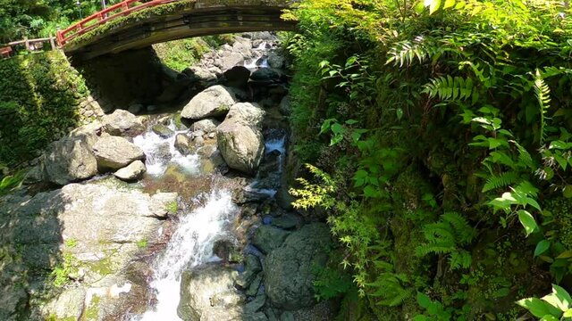 大阪　箕面川の大滝