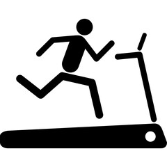 threadmill glyph icon