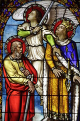 Fototapeta premium stained glass window