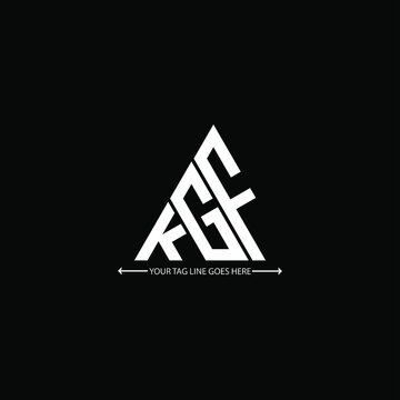 KGF letter logo creative design. KGF unique design
