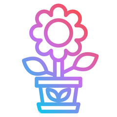 recycletruck gradient icon