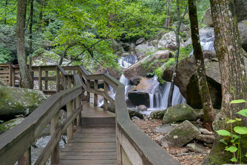 Lower High Shoals Falls, South Mountains State Park, North Carolina