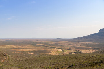 View from Gifberg with Knersvlakte in the background, close to VanrHynsdorp in the Western Cape of South Africa