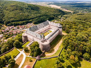 Cerveny Kamen Castle is a 13th-century castle in Slovakia. Castle with beautiful garden and park