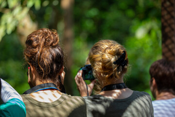Southeast Asia, tourist attractions, Malaysia, Borneo, Sabah, Sandakan, animal sanctuary, tourists