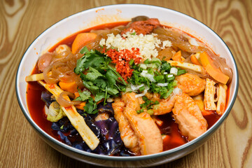 Local Chinese cuisine: Maocai of Chengdu, Sichuan, is an intangible cultural heritage.