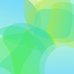 Abstract bright green colors with curves background