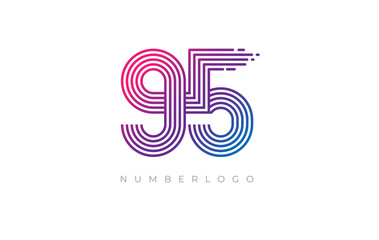 Number  95 Logo design inspiration