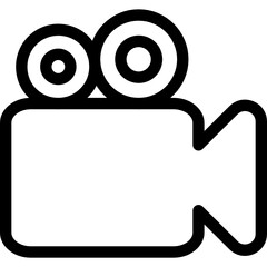 video camera icon vector