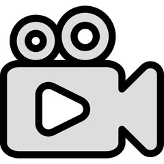 video camera icon vector