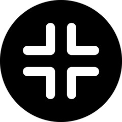 shrink screen icon vector