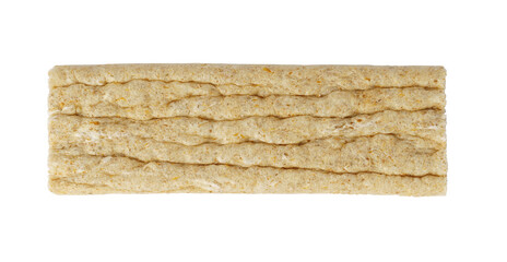 crispbreads isolated on white background. wholemeal dietary rusks,