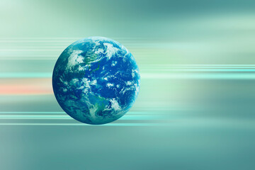 地球　世界　ワールド　通信　ネットワーク　DX　デジタル　テクノロジー　ビジネス　国際　空間　ブルー