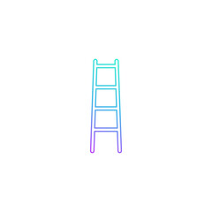 Ladder Icon. Vector Illustration  for mobile concept and web design.