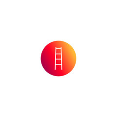 Ladder Icon. Vector Illustration  for mobile concept and web design.