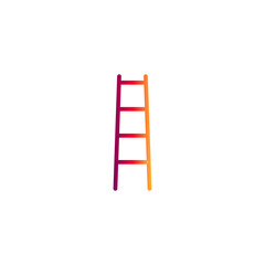 Ladder Icon. Vector Illustration for mobile concept and web design.