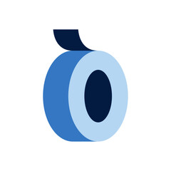 Adhesive tape icon in color icon, isolated on white background 