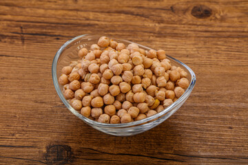 Vegan cuisine - Dry chickpea heap