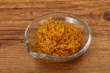 Dijon mustard sauce with seeds