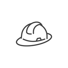 Hard hat line icon