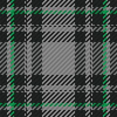 Seamless pattern of scottish tartan plaid. Repeatable background with check fabric texture. Vector backdrop striped textile print.