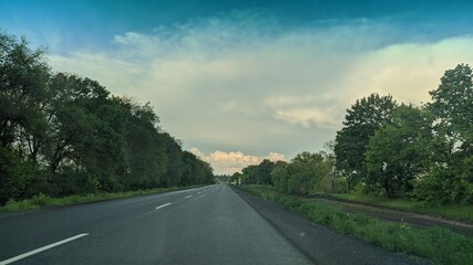 Fototapeta premium road to the sky