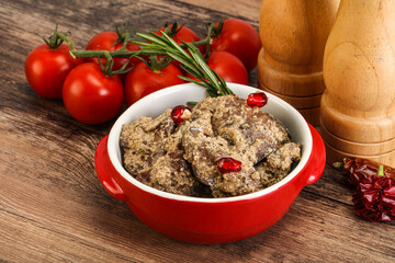 Chicken Liver with cream sauce