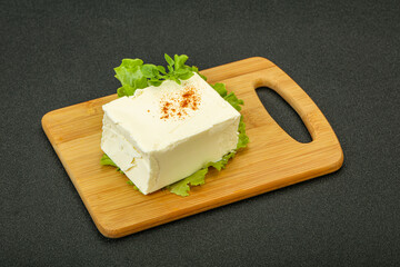 Greek traditional soft feta cheese