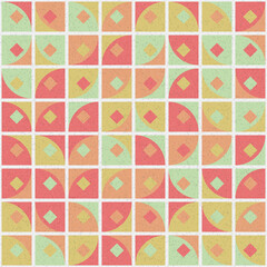 Abstract Geometric Pattern generative computational art illustration