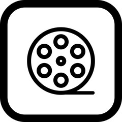 reel icon vector