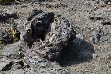Lava Formation im Volcanoes National Park auf der Insel Big Island, Hawaii