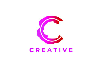 Creative C logo which is unique, modern and eye catching.