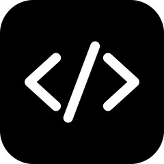 programming code icon vector