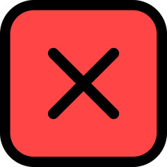 Obraz premium close icon vector