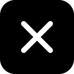 Fototapeta premium close icon vector