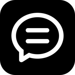 chat bubble icon vector