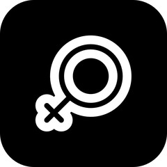 female symbol icon vector