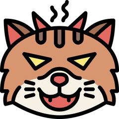 devil color outline icon