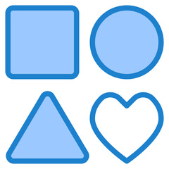 App blue style icon