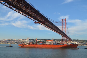 Fototapeta premium Containerschiff