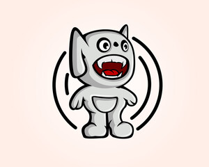 Monster cute art alien fun drawing