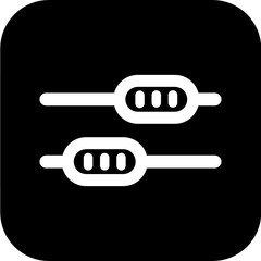 equalizer icon vector
