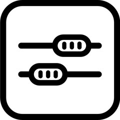 equalizer icon vector
