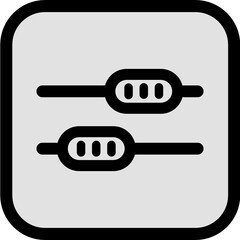 equalizer icon vector
