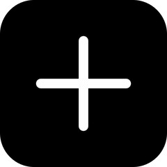 Obraz premium add button icon vector