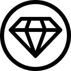 diamond icon vector