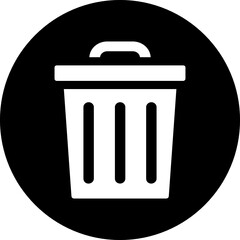 trash can icon vector